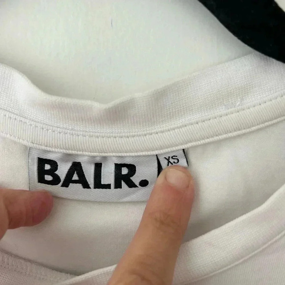 BALR. Men's T-shirt  Bright White, White - Picture 6 of 11
